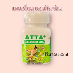 ATTA+ CALCIUM 40+ – BÍ QUYẾT NUÔI KHUNG XƯƠNG CỨNG CÁP, CHIM HÓT SUNG, BỀN BỈ THI ĐẤU