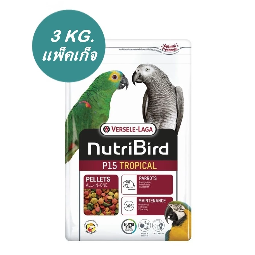 Thức Ăn Trái Cây Cao Cấp NutriBird P15 Tropical – Dinh Dưỡng Toàn Diện Cho Vẹt Size Trung Và Lớn